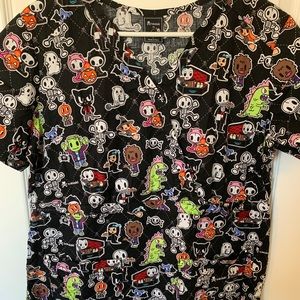 Halloween Tokidoki Scrub Top